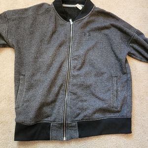 Under Armour Black and Gray zippered Jacket
